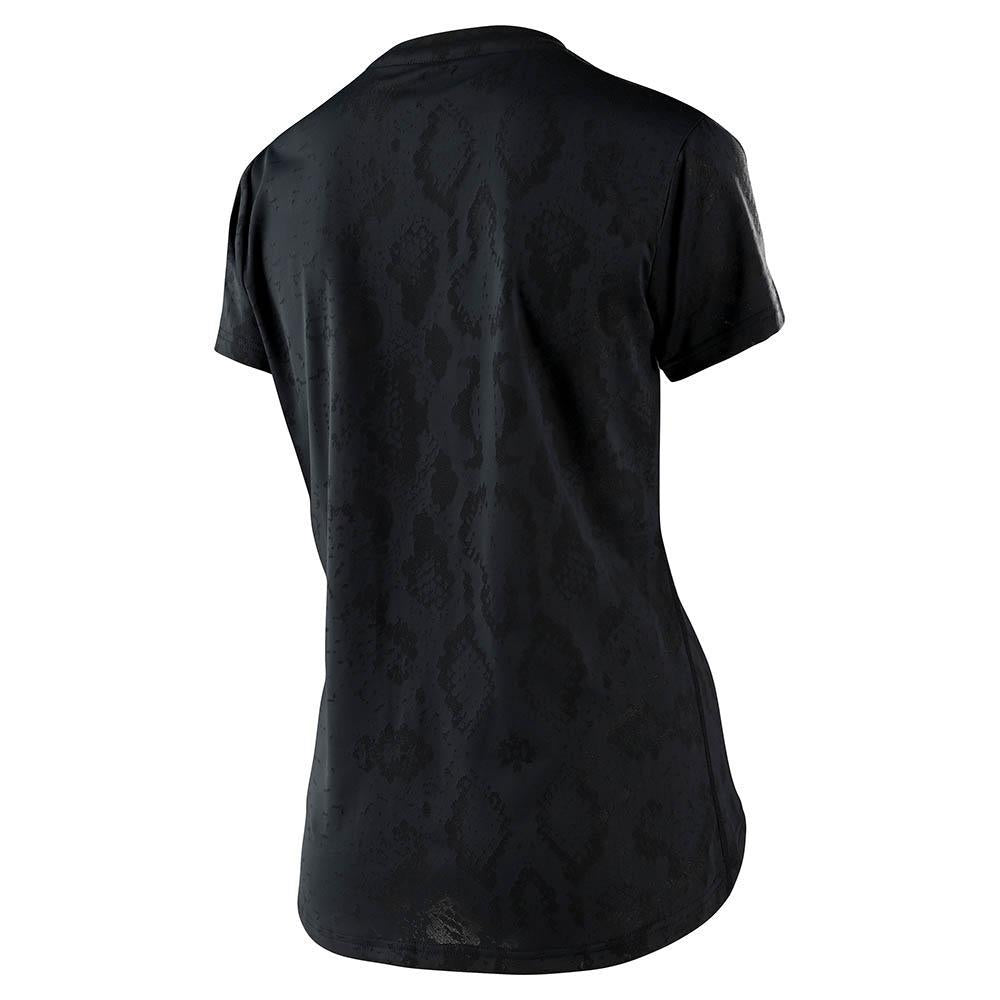 357972001 WMNS LILIUM SS JERSEY SNAKE BLACK
