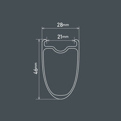 Roues Shimano 105 C46 Disque