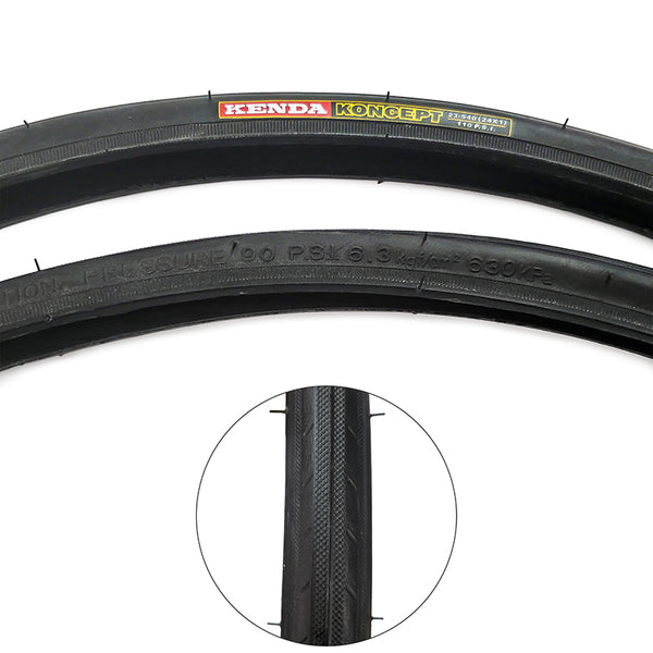 Pneu Vélo De Route Kenda K191 Koncept 700x23C - 60 TPI, Protection Anti-crevaison, Basse Résistance Au Roulement