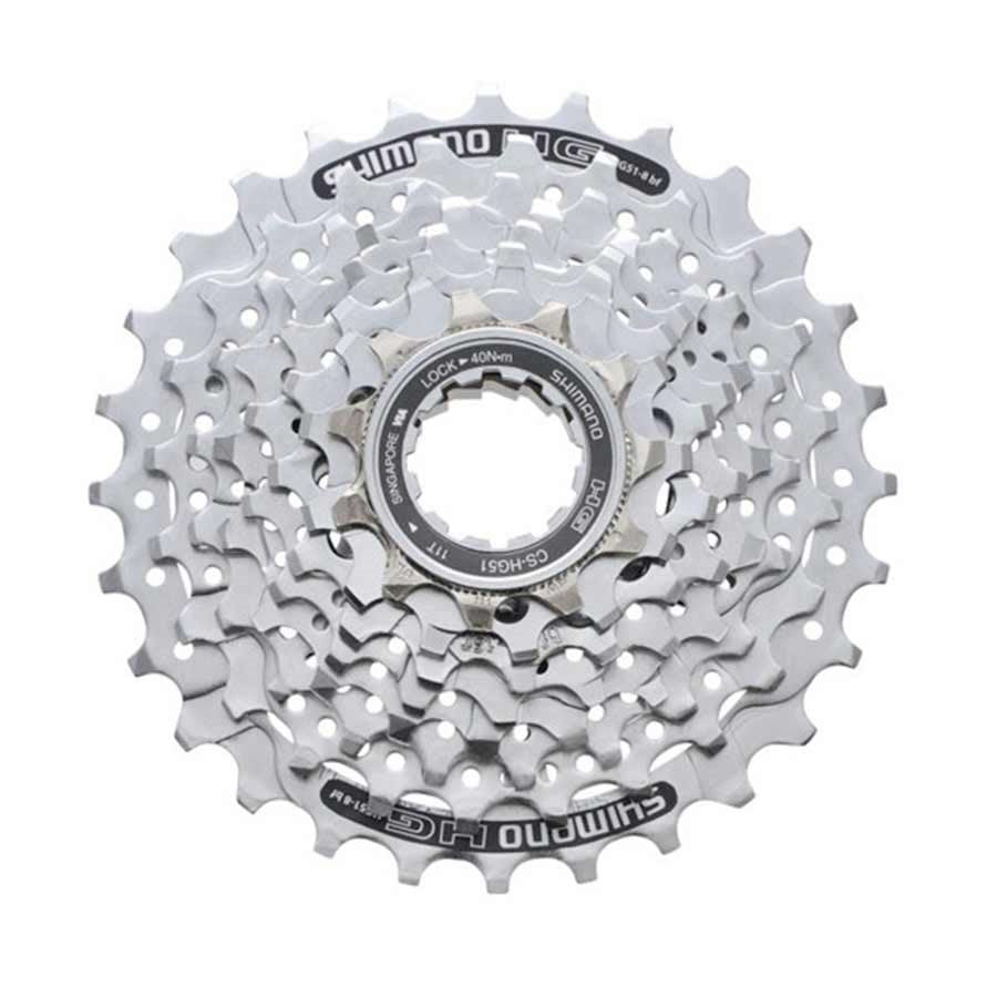 Cassette Shimano Alivio CS-HG51 11-32T 8V - SHIMANO - Pieces de velo/Transmission/Cassettes