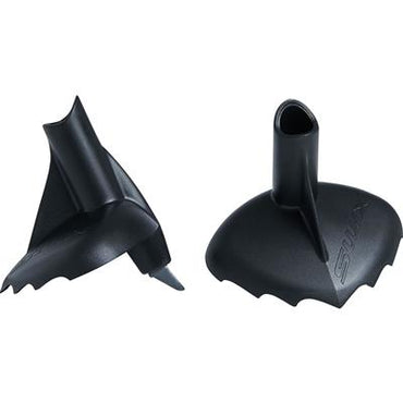LeeQinersw 2 Paniers De Remplacement Pour Bâtons De Ski – PP 5,5 Cm, Anti-Enfoncement, Stabilité Et Contrôle Améliorés, Blanc