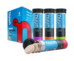 Comprimes NUUN Assorties Cafeine 4 Pack