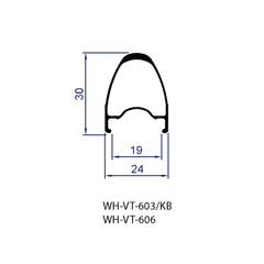 Roues Vision Trimax 30 KB