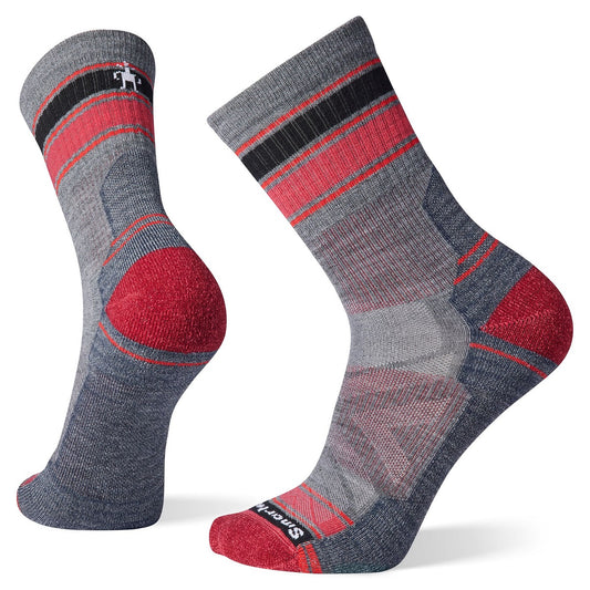 Bas Smartwool Hike LC Stripe Mid Crew