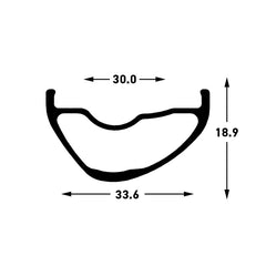 Jante Stans No Tubes Flow MK4 32T 27.5po